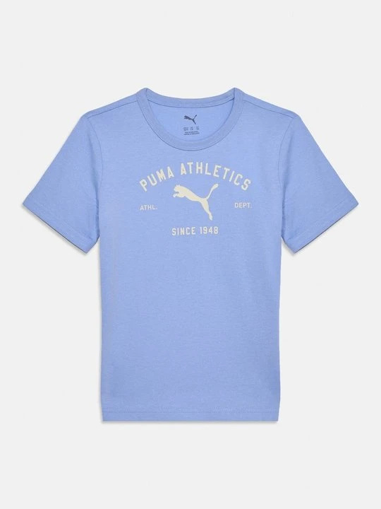 Zdjęcie produktu T-shirt z nadrukiem Puma liliowy