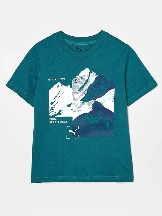 Zdjęcie produktu T-shirt z nadrukiem Puma petrol