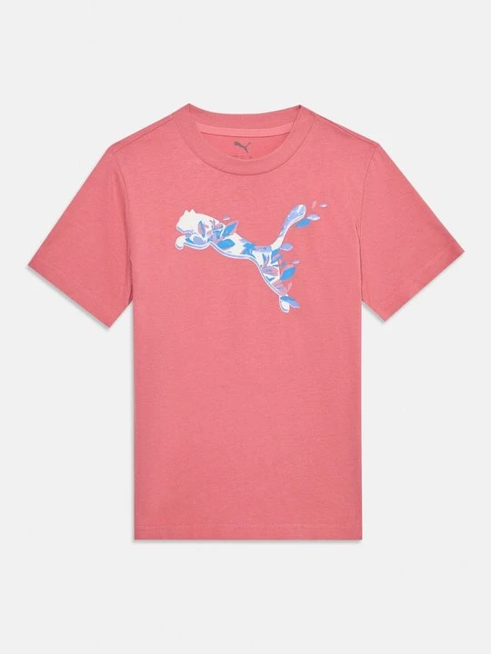 Zdjęcie produktu T-shirt z nadrukiem Puma różowy