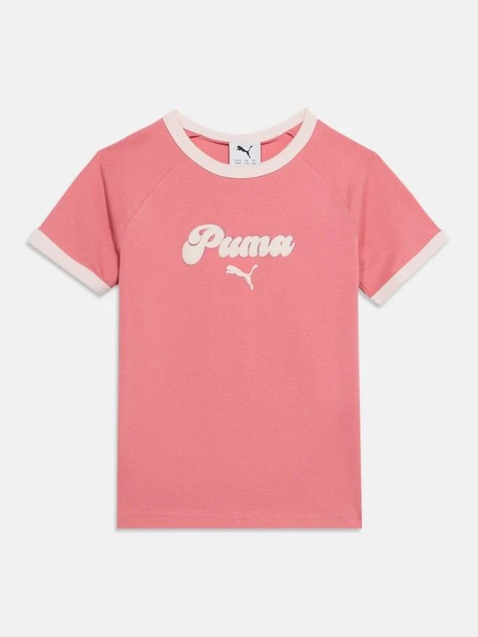 Zdjęcie produktu T-shirt z nadrukiem Puma różowy