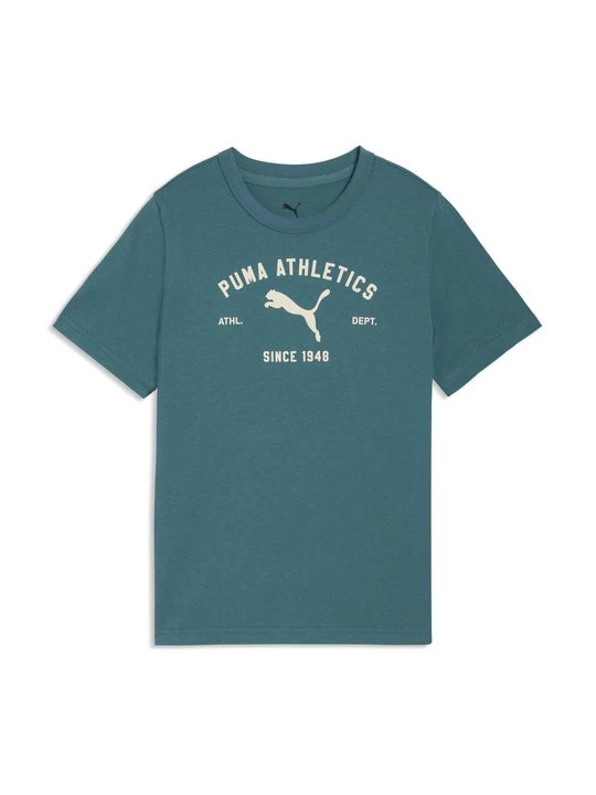 Zdjęcie produktu T-shirt z nadrukiem Puma zielony