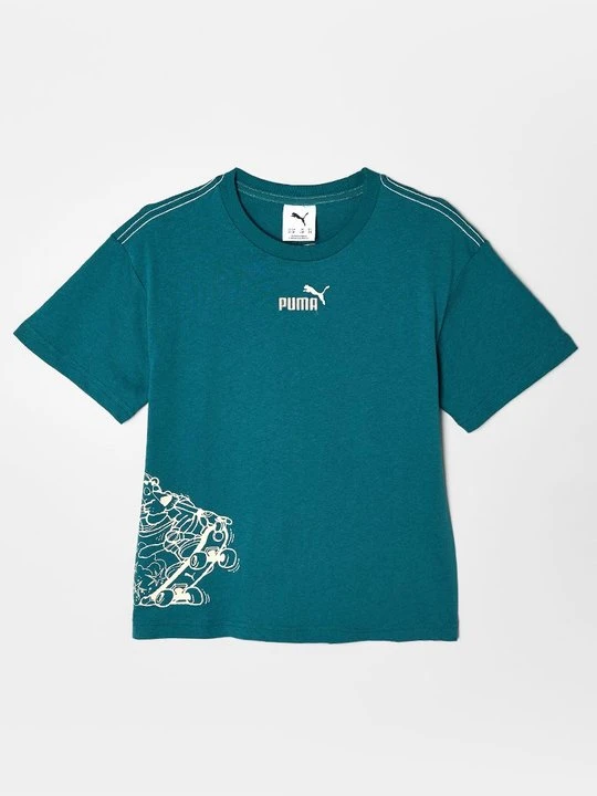 Zdjęcie produktu T-shirt z nadrukiem Puma zielony