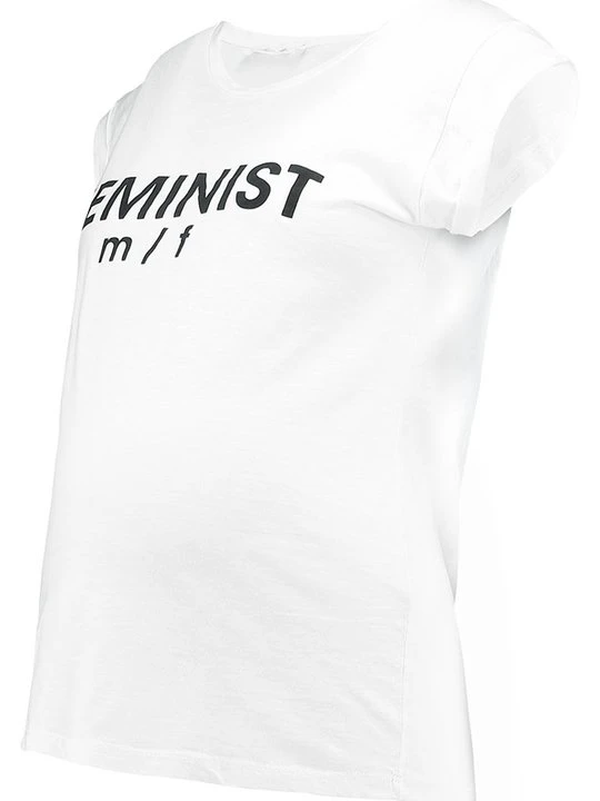 Zdjęcie produktu T-shirt z nadrukiem Queen Mum mleczny