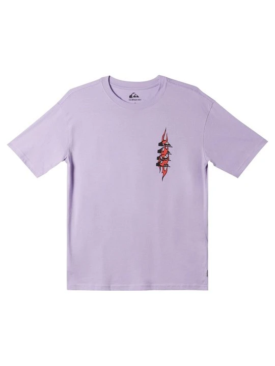 Zdjęcie produktu T-shirt z nadrukiem Quiksilver fioletowy