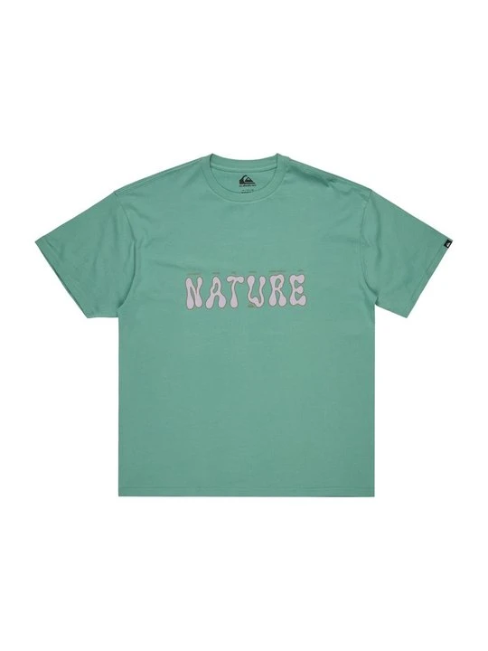 Zdjęcie produktu T-shirt z nadrukiem Quiksilver zielony