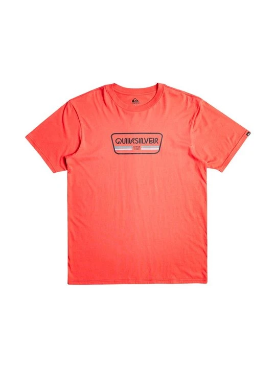 Zdjęcie produktu T-shirt z nadrukiem Quiksilver czerwony