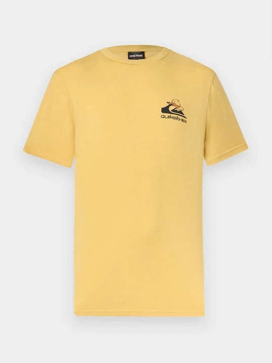 Zdjęcie produktu T-shirt z nadrukiem Quiksilver jasnożółty