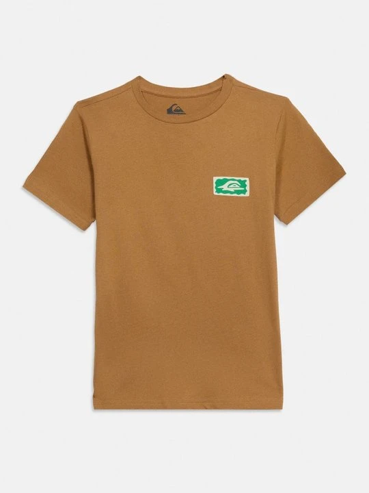 Zdjęcie produktu T-shirt z nadrukiem Quiksilver brązowy