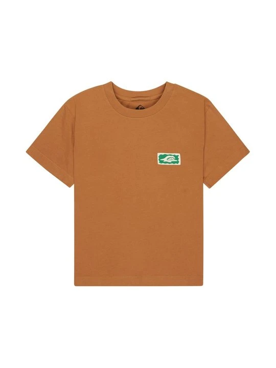 Zdjęcie produktu T-shirt z nadrukiem Quiksilver brązowy