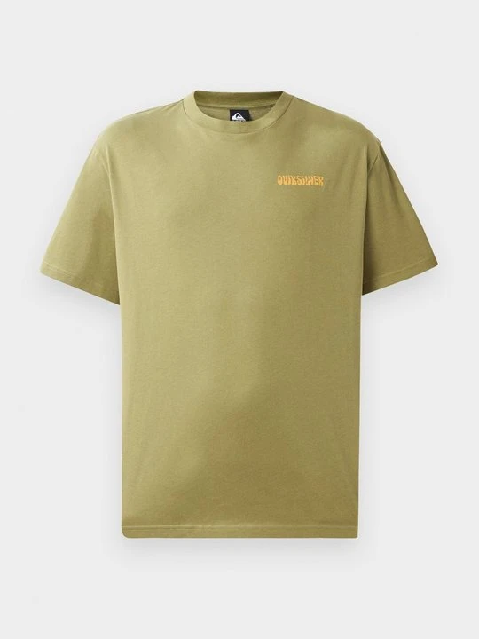 Zdjęcie produktu T-shirt z nadrukiem Quiksilver ciemnozielony