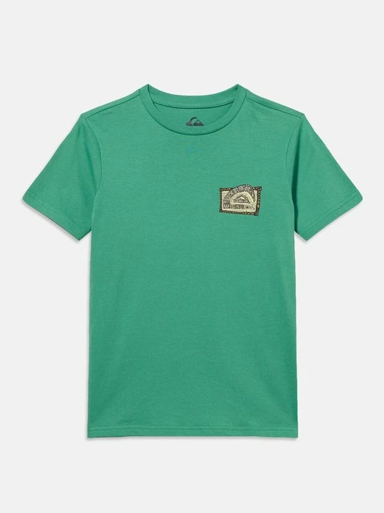 Zdjęcie produktu T-shirt z nadrukiem Quiksilver ciemnozielony