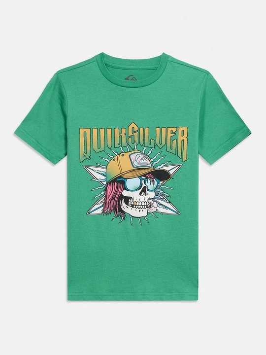 Zdjęcie produktu T-shirt z nadrukiem Quiksilver ciemnozielony