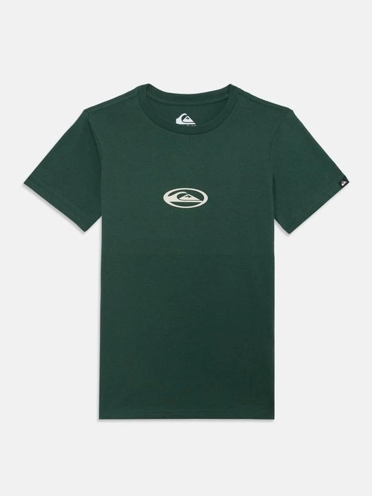 Zdjęcie produktu T-shirt z nadrukiem Quiksilver ciemnozielony