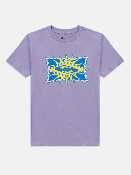 Zdjęcie produktu T-shirt z nadrukiem Quiksilver liliowy