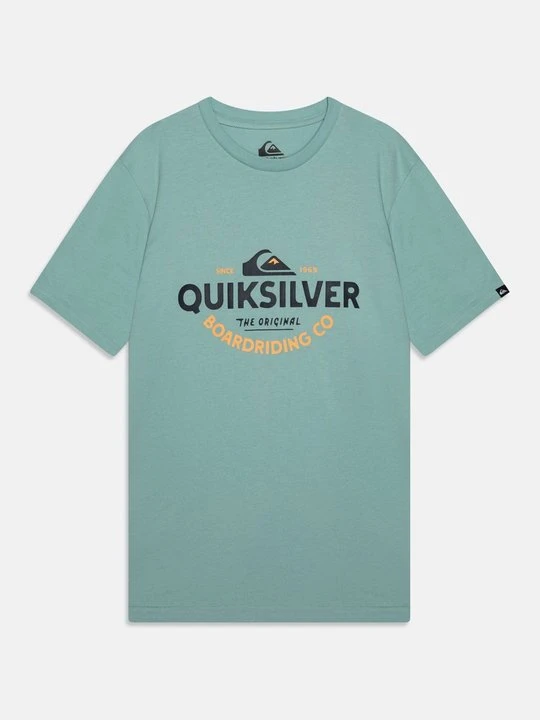 Zdjęcie produktu T-shirt z nadrukiem Quiksilver turkusowy