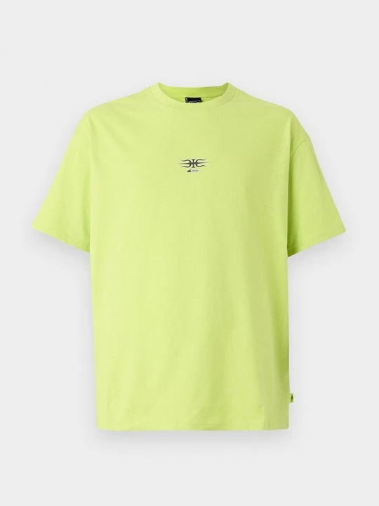 Zdjęcie produktu T-shirt z nadrukiem Quiksilver żółty neon