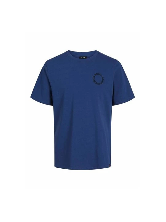 Zdjęcie produktu T-shirt z nadrukiem R.D.D. ROYAL DENIM DIVISION granatowy