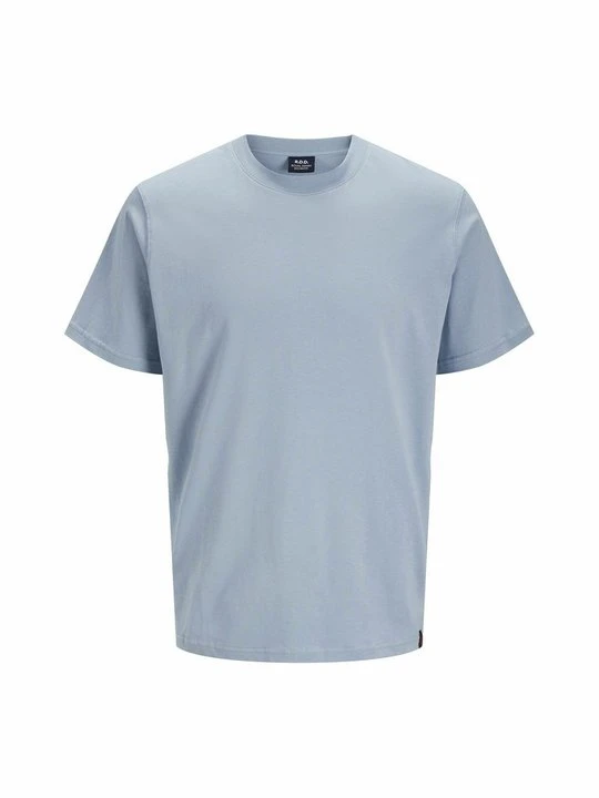 Zdjęcie produktu T-shirt z nadrukiem R.D.D. ROYAL DENIM DIVISION jasnoniebieski melanż