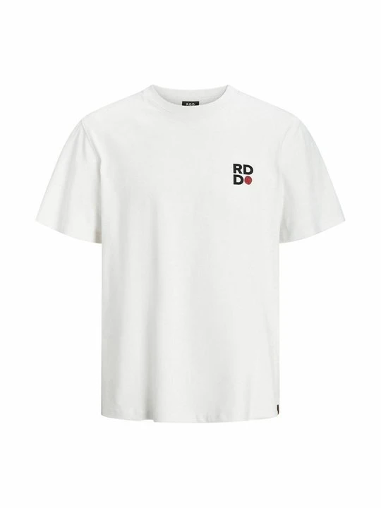 Zdjęcie produktu T-shirt z nadrukiem R.D.D. ROYAL DENIM DIVISION mleczny