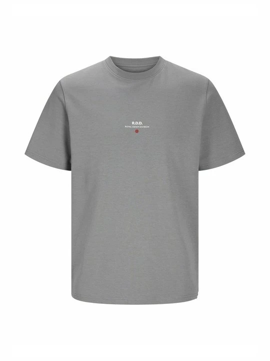 Zdjęcie produktu T-shirt z nadrukiem R.D.D. ROYAL DENIM DIVISION szary