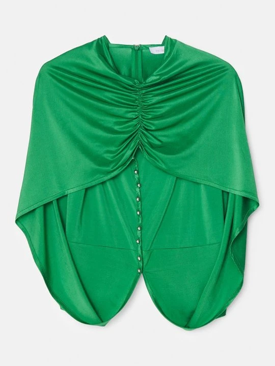 Zdjęcie produktu T-shirt z nadrukiem Paco Rabanne zielony