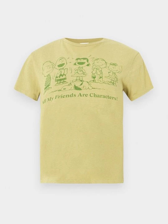Zdjęcie produktu T-shirt z nadrukiem RE/DONE zielony
