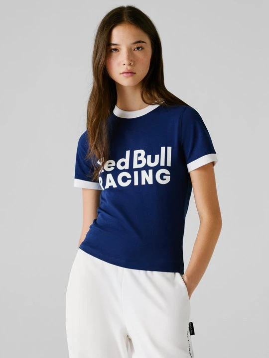 Zdjęcie produktu T-shirt z nadrukiem Red Bull niebieski