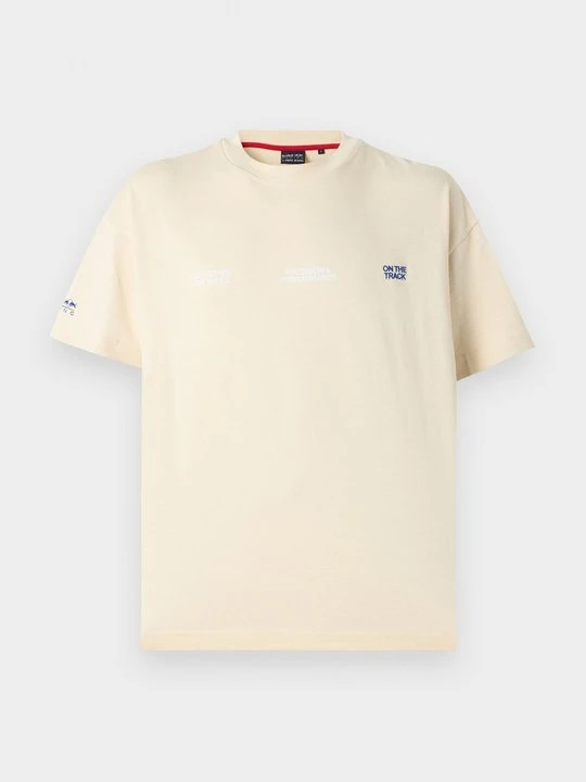 Zdjęcie produktu T-shirt z nadrukiem Red Bull beżowy