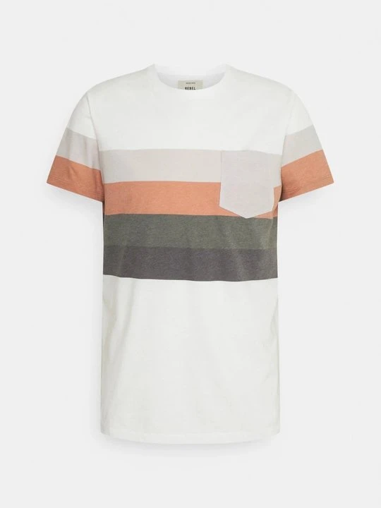Zdjęcie produktu T-shirt z nadrukiem Redefined Rebel złoty