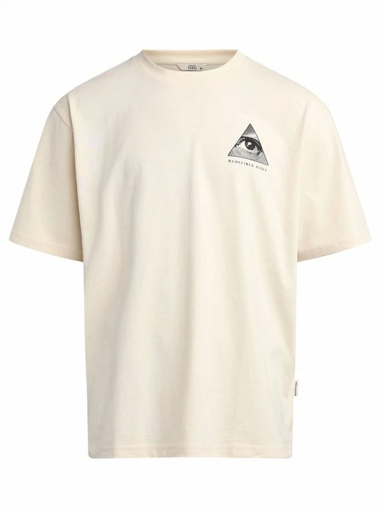 Zdjęcie produktu T-shirt z nadrukiem Redefined Rebel mleczny