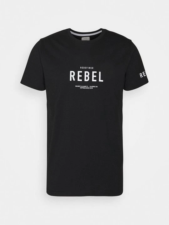Zdjęcie produktu T-shirt z nadrukiem Redefined Rebel czarny