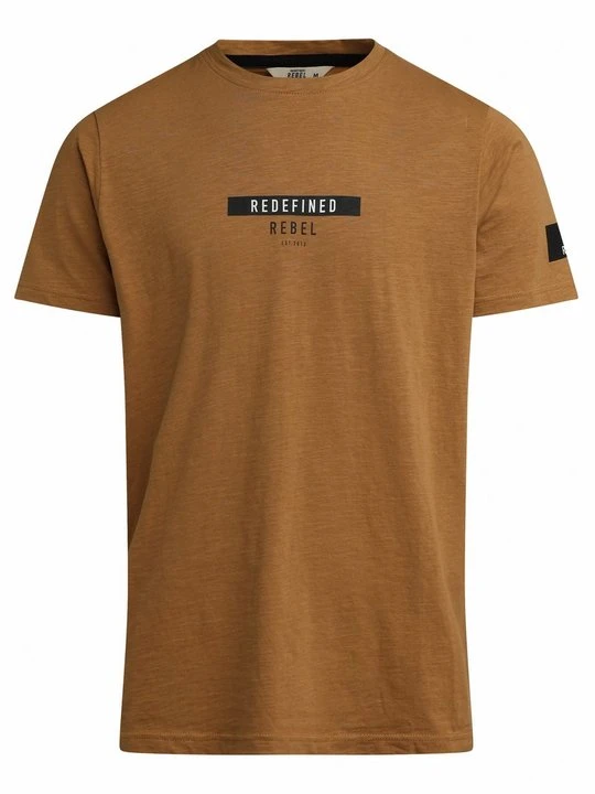 Zdjęcie produktu T-shirt z nadrukiem Redefined Rebel miedziany