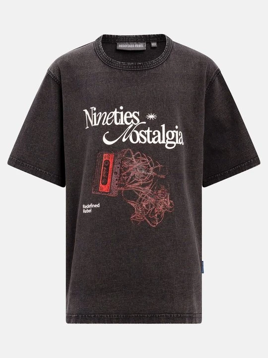 Zdjęcie produktu T-shirt z nadrukiem Redefined Rebel czarny