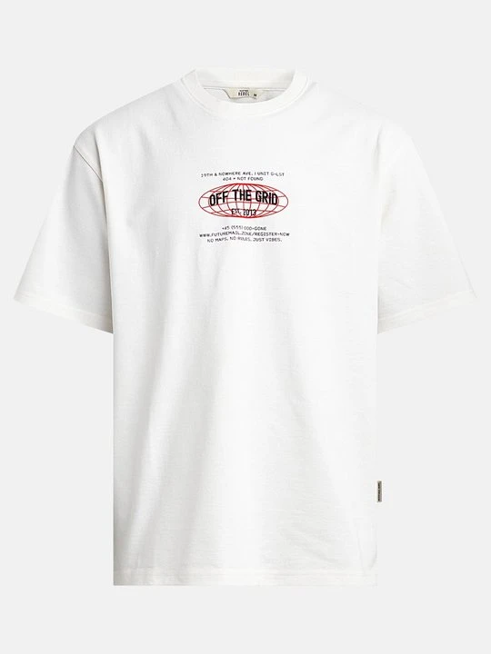 Zdjęcie produktu T-shirt z nadrukiem Redefined Rebel mleczny