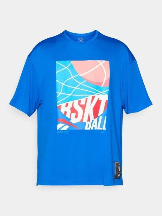 Zdjęcie produktu T-shirt z nadrukiem Reebok niebieski