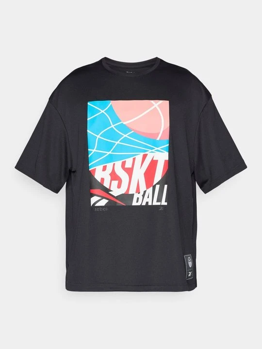 Zdjęcie produktu T-shirt z nadrukiem Reebok czarny