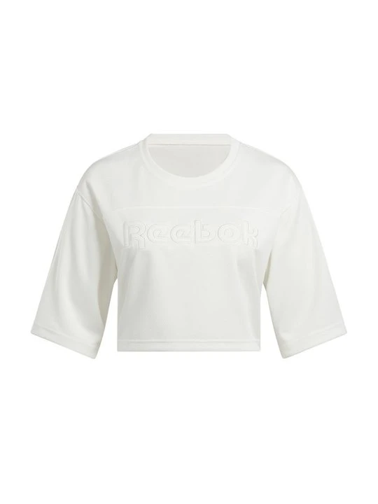 Zdjęcie produktu T-shirt z nadrukiem Reebok mleczny