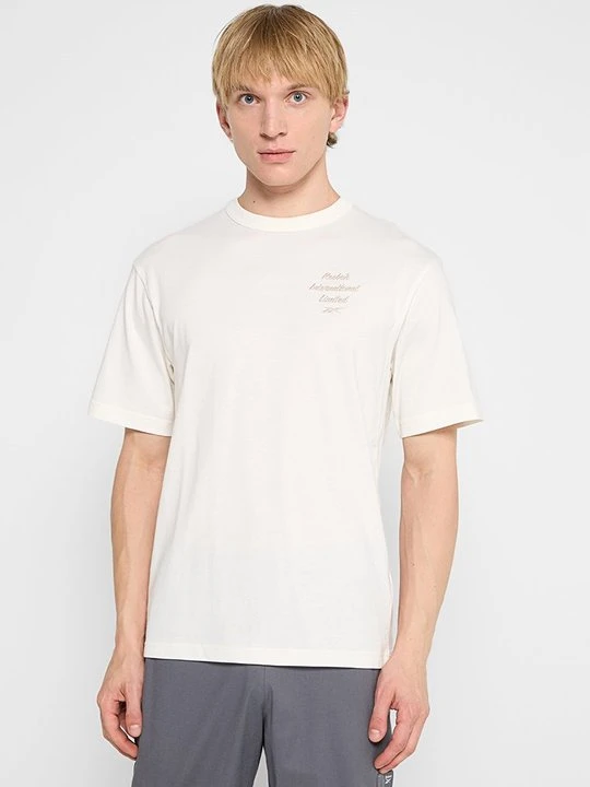 Zdjęcie produktu T-shirt z nadrukiem Reebok mleczny