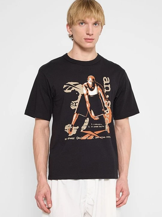 Zdjęcie produktu T-shirt z nadrukiem Reebok czarny