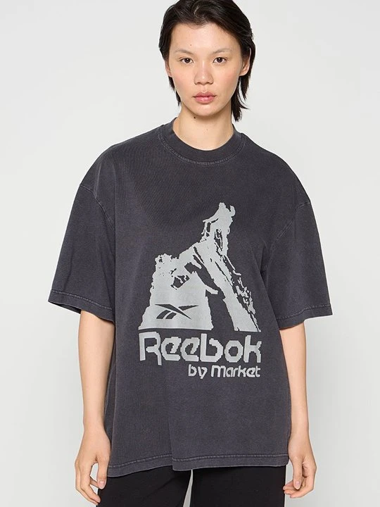 Zdjęcie produktu T-shirt z nadrukiem Reebok czarny