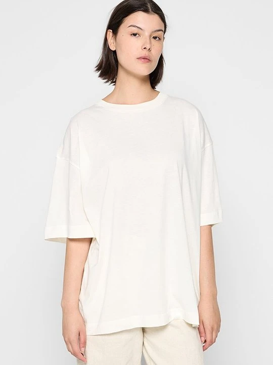 Zdjęcie produktu T-shirt z nadrukiem Replay mleczny