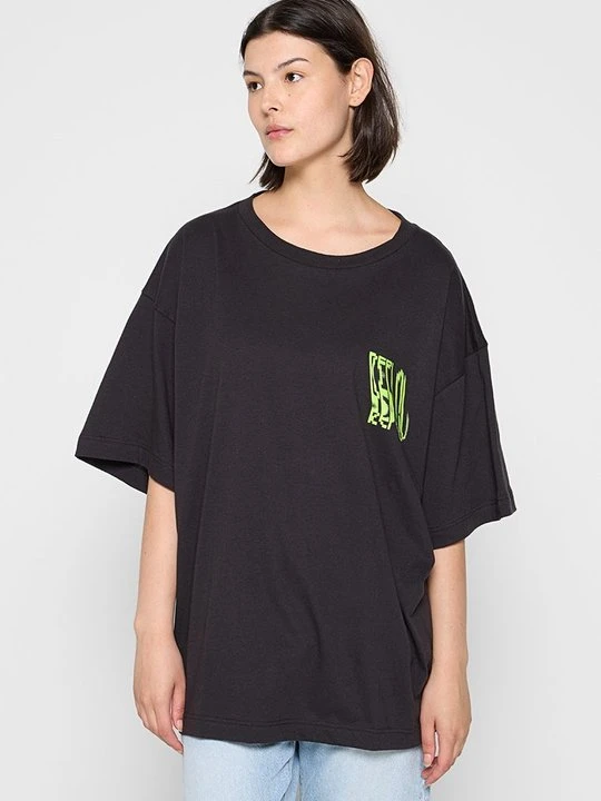Zdjęcie produktu T-shirt z nadrukiem Replay czarny