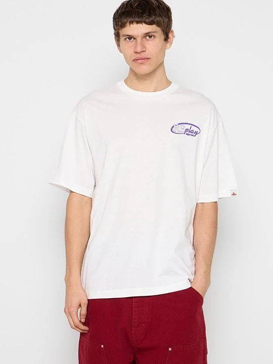 Zdjęcie produktu T-shirt z nadrukiem Replay biały
