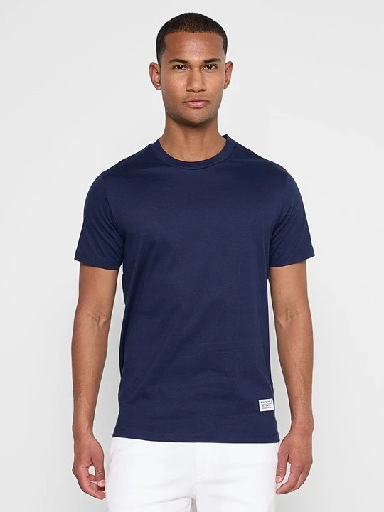 Zdjęcie produktu T-shirt z nadrukiem Replay niebieski