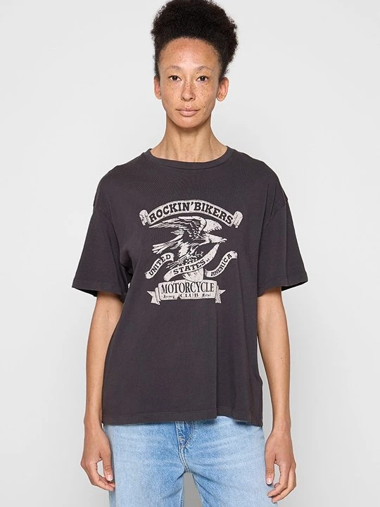 Zdjęcie produktu T-shirt z nadrukiem Replay czarny