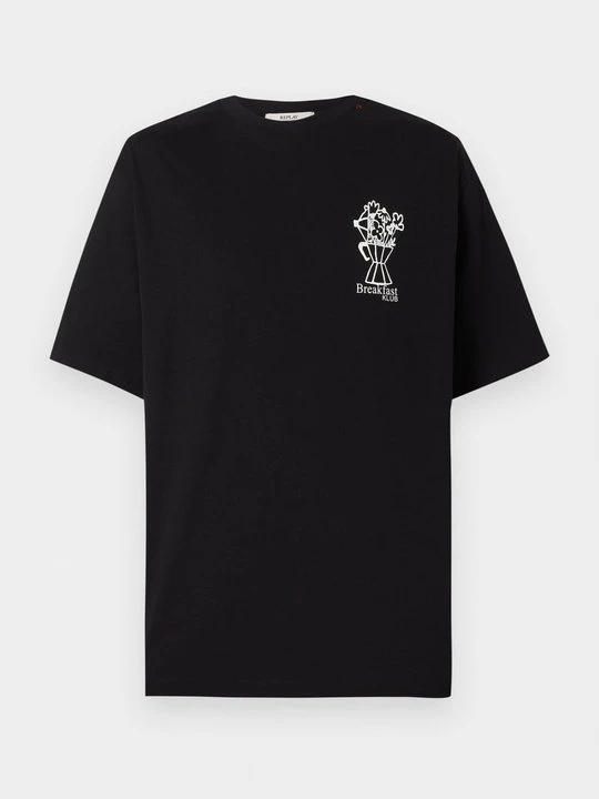 Zdjęcie produktu T-shirt z nadrukiem Replay czarny