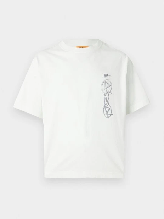 Zdjęcie produktu T-shirt z nadrukiem Replay biały