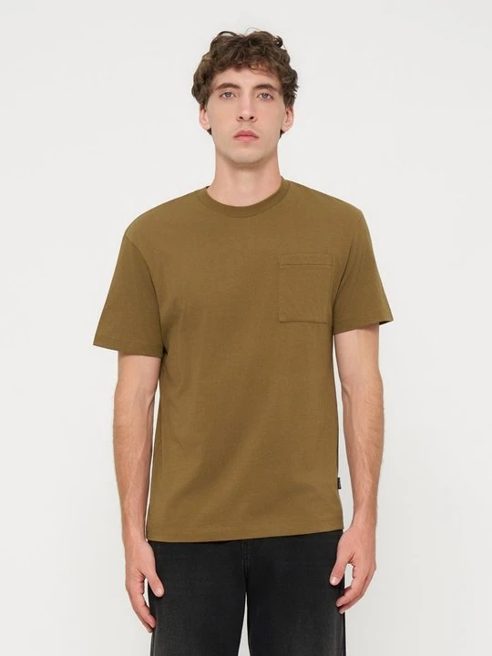 Zdjęcie produktu T-shirt z nadrukiem Replay brązowy