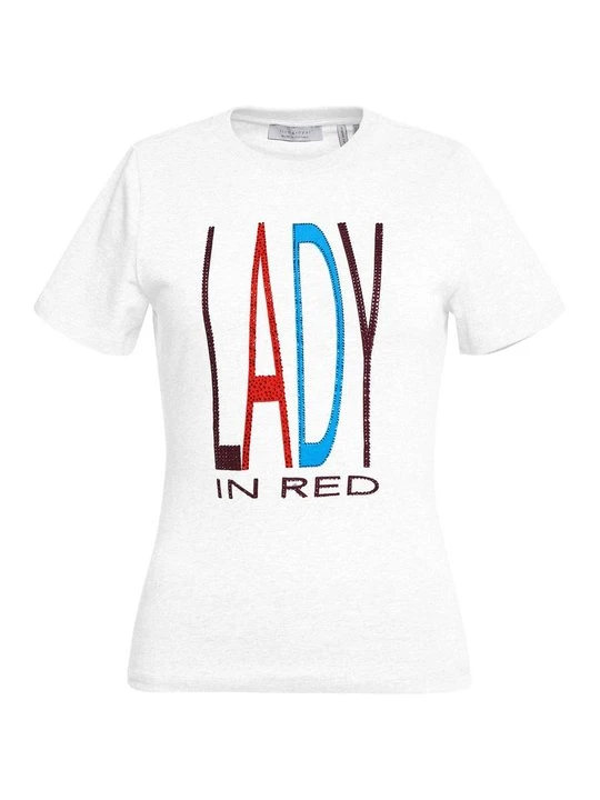 Zdjęcie produktu T-shirt z nadrukiem Rich & Royal biały