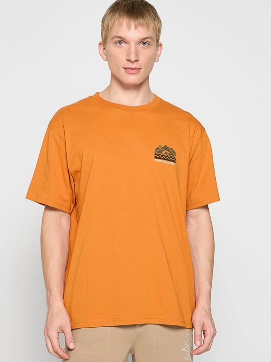 Zdjęcie produktu T-shirt z nadrukiem Rip Curl pomarańczowy